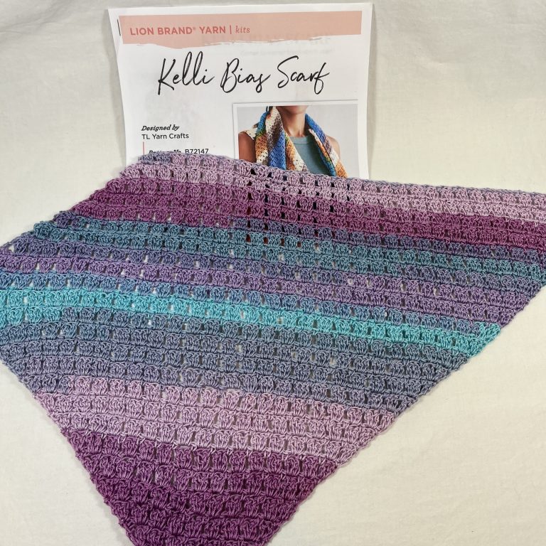 Finish-Or-Frog-It #2: Kelli Bias Scarf